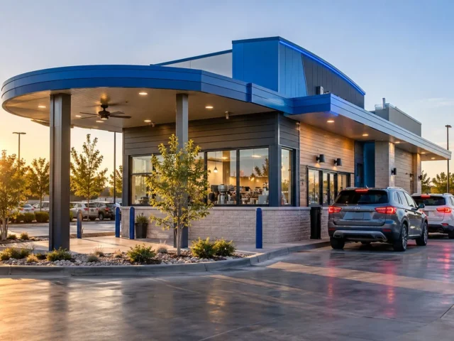 What time does 7 Brew close ? at a drive-thru coffee stand in the evening