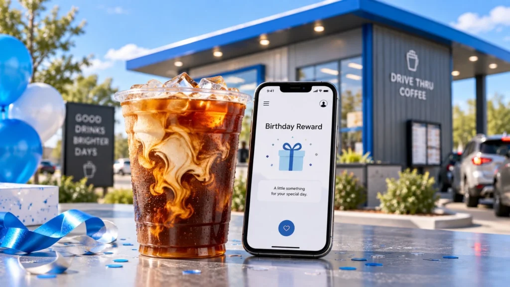 7 Brew birthday reward free drink for Rewards members