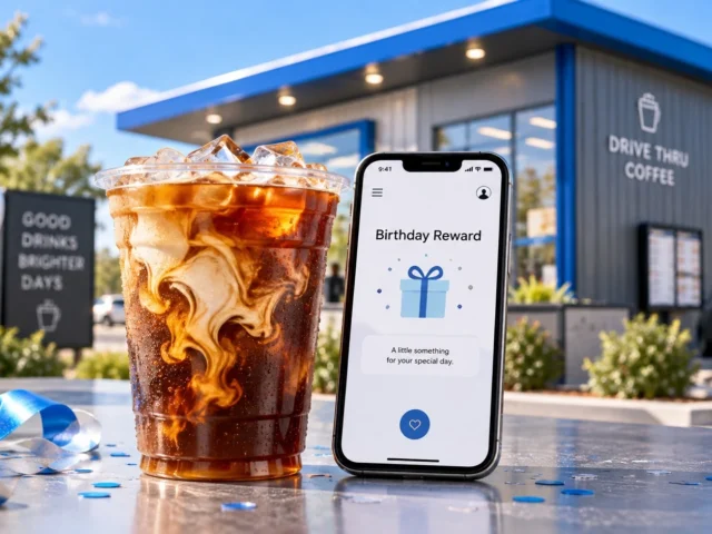 7 Brew birthday reward free drink for Rewards members