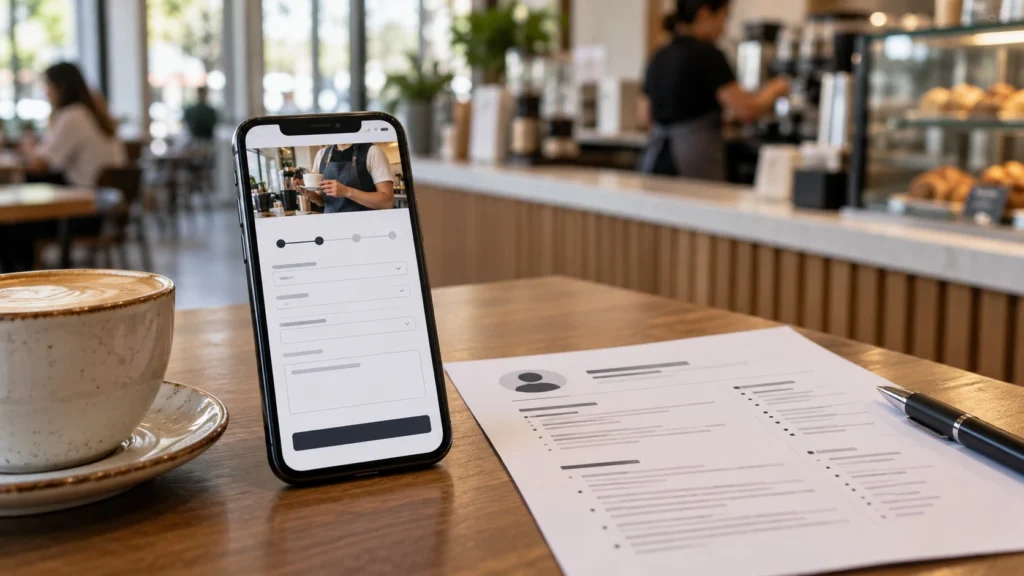 steps to complete a 7 Brew job application