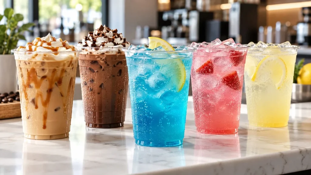 Best 7 Brew drinks including coffee energy drinks and fruity beverages